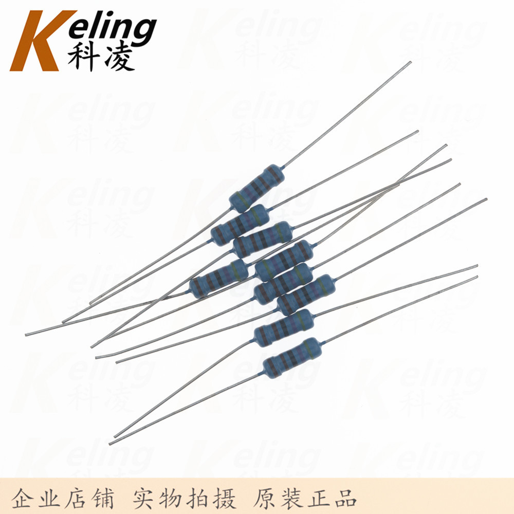 0.5W色环电阻 1/2W金属膜电阻器 4.7K 4K7 1% 精密电阻 1包500只