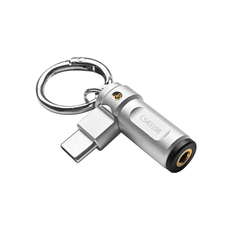 ポータブルデコーダアンプ Typec エルボ CS43198 スモールテール全銅 9281AC ヘッドフォンアダプタ|undefined