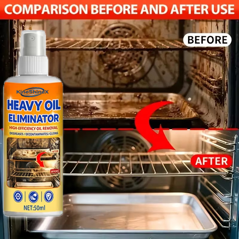 Kineshinex Steam Oven Cleaner for Household Kitchen Enamel Baking Pans, Removes Grease and Oil from Range Hoods and Microwave Interiors