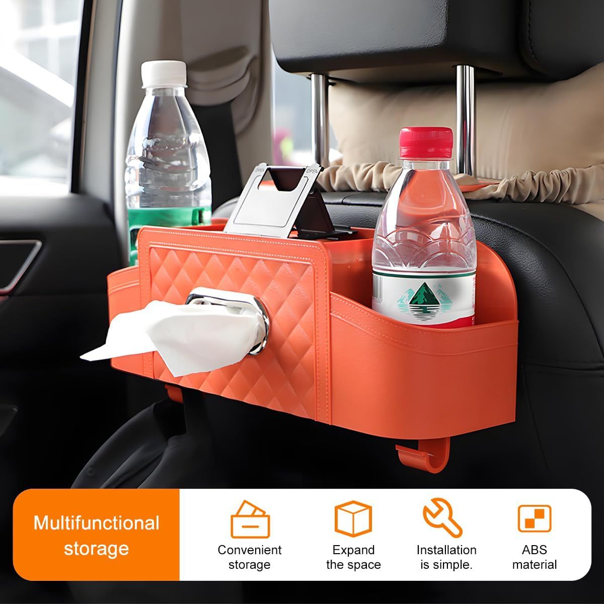 New Car Seat Back Storage Box, Multi-Functional Storage Box, Car Seat Back Storage Box, Car Interior Decoration Wholesale