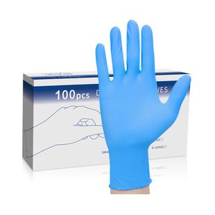 Foreign Trade Export Specializes in Disposable Nitrile Gloves, Powder-Free and Powdered Disposable Inspection Gloves, Composite Nitrile Pvc