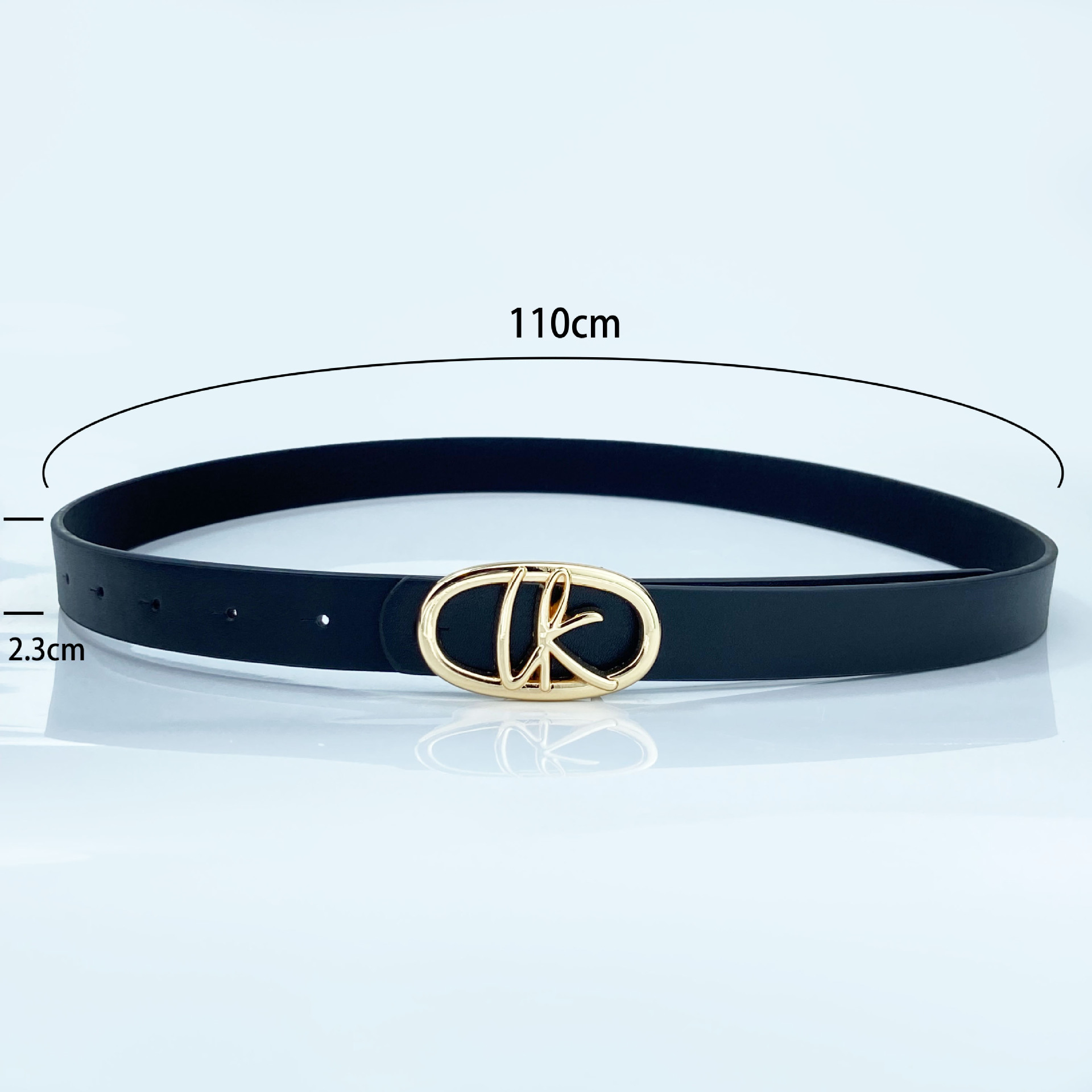 Designer High End Women's Belt Trendy 2.5 Cm Versatile Stylish Simple Decorative for Denim Suits_voghion.com
