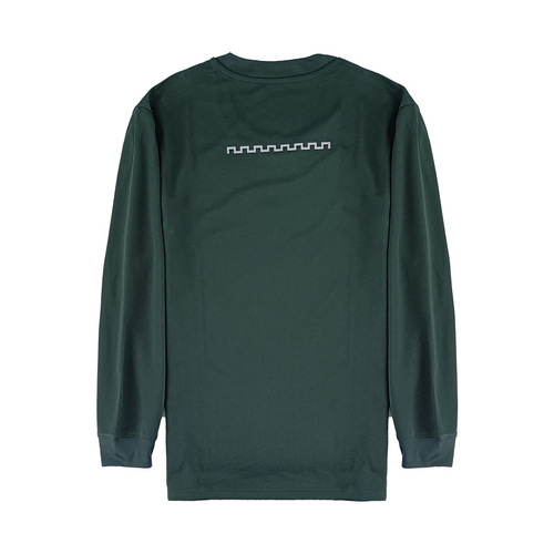 Autumn running gray green long-sleeved crew neck shirt top men's spring and summer quick-drying long-sleeved sportswear physical training T-shirt