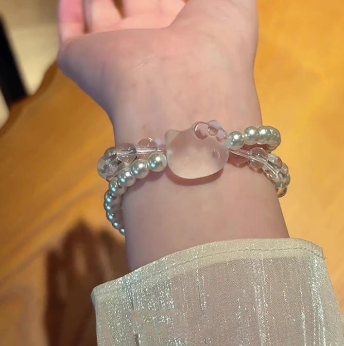 Cute kitten cat bracelet