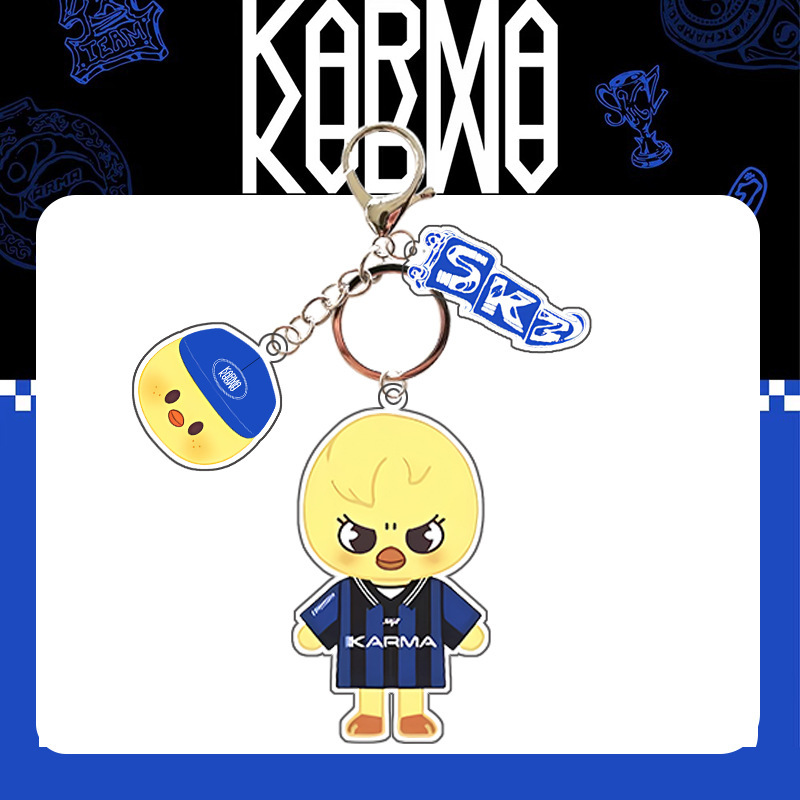 stray kids SKZ新专《KARMA》亚克力挂件 快闪周边黄铉辰李龙馥|undefined