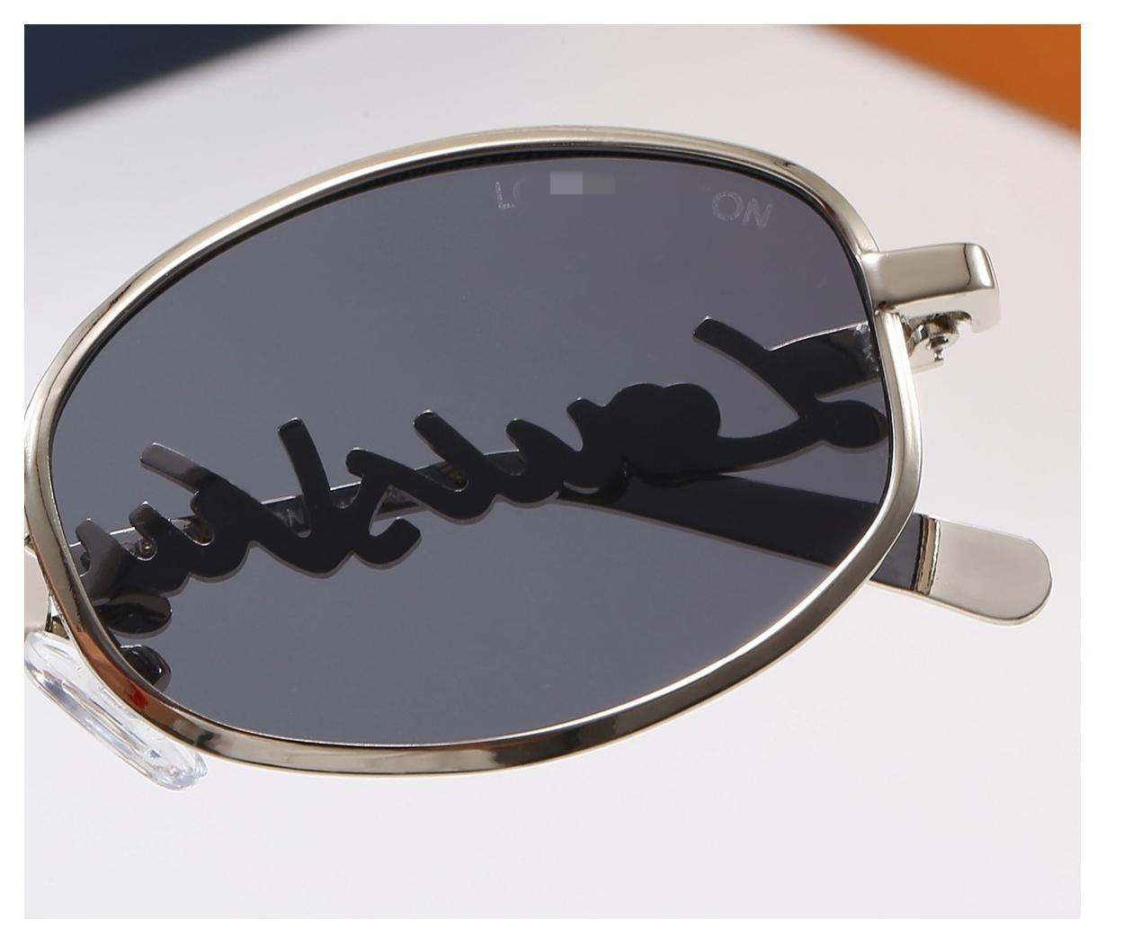 Cross-border Same Style as Lvjia 2026 New European and American Trend Metal Oval Hollow Sunglasses Fashion Sunglasses Manufacturer
