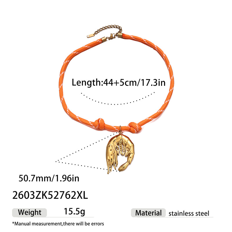 Alta Europa y América de moda de acero inoxidable viento marino estrellas de mar conchas collar de mujer personalidad collar de mujer