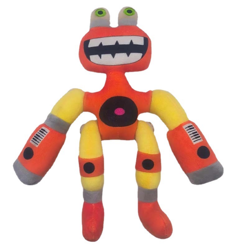 Liquidación transfronteriza juguete de peluche MySingingMonsters Monster Concert muñeca pequeña verde Pequeño Blanco