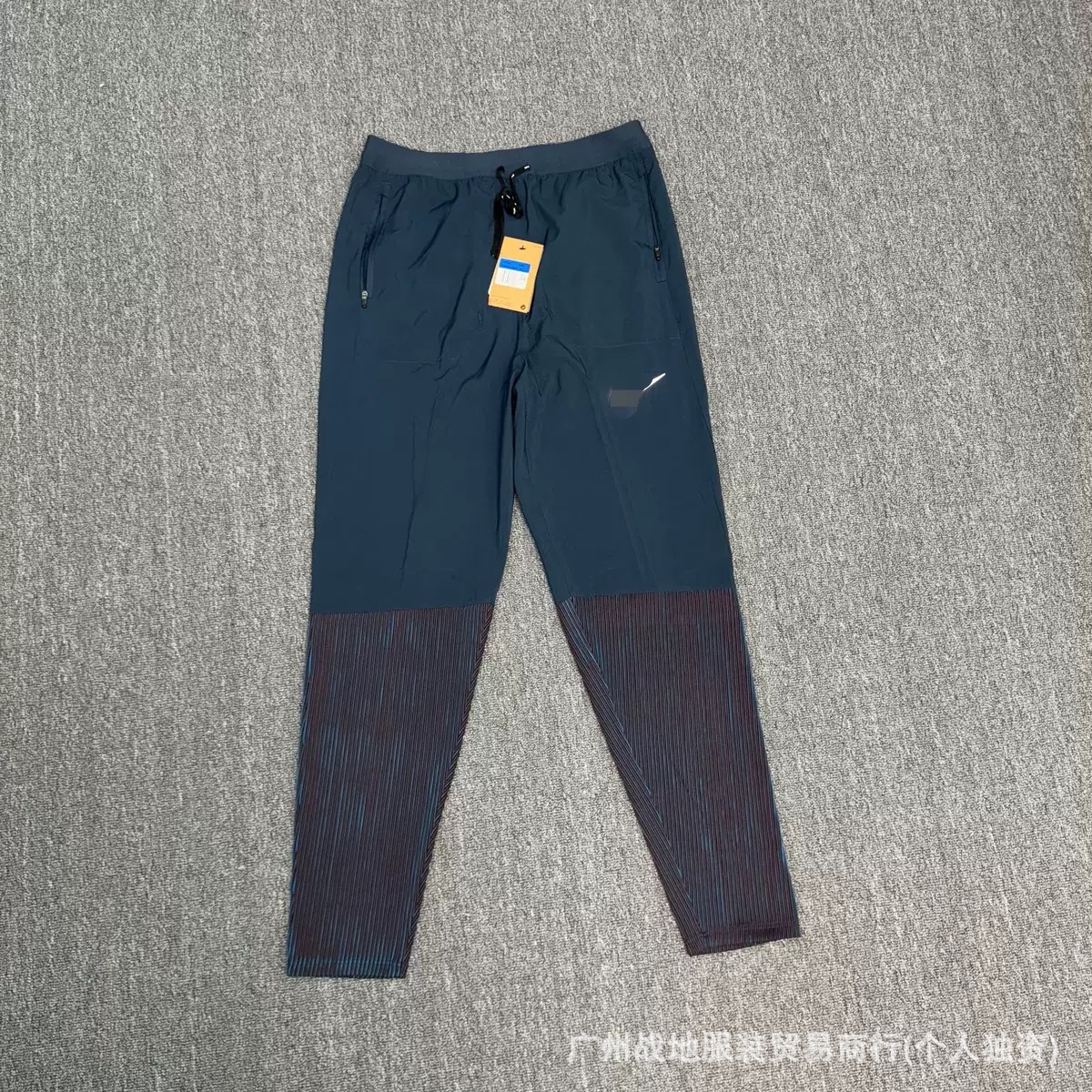 Explosión transfronteriza de un tipo idéntico de tecnología de prevención de tres secado rápido tela casual tela cremallera deportiva de protección solar pantalones de hombre