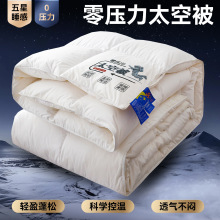 2025新款A类气凝胶太空被冬被大学生被酒店布草加厚被子直播爆款