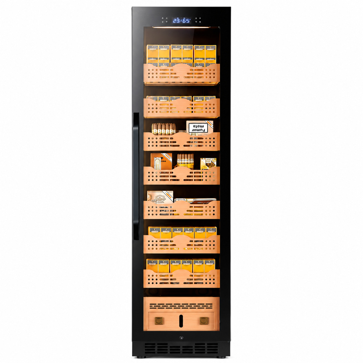 Factory direct supply of constant temperature and humidity cigar and wine cabinets, smart humidification storage cabinets for offices