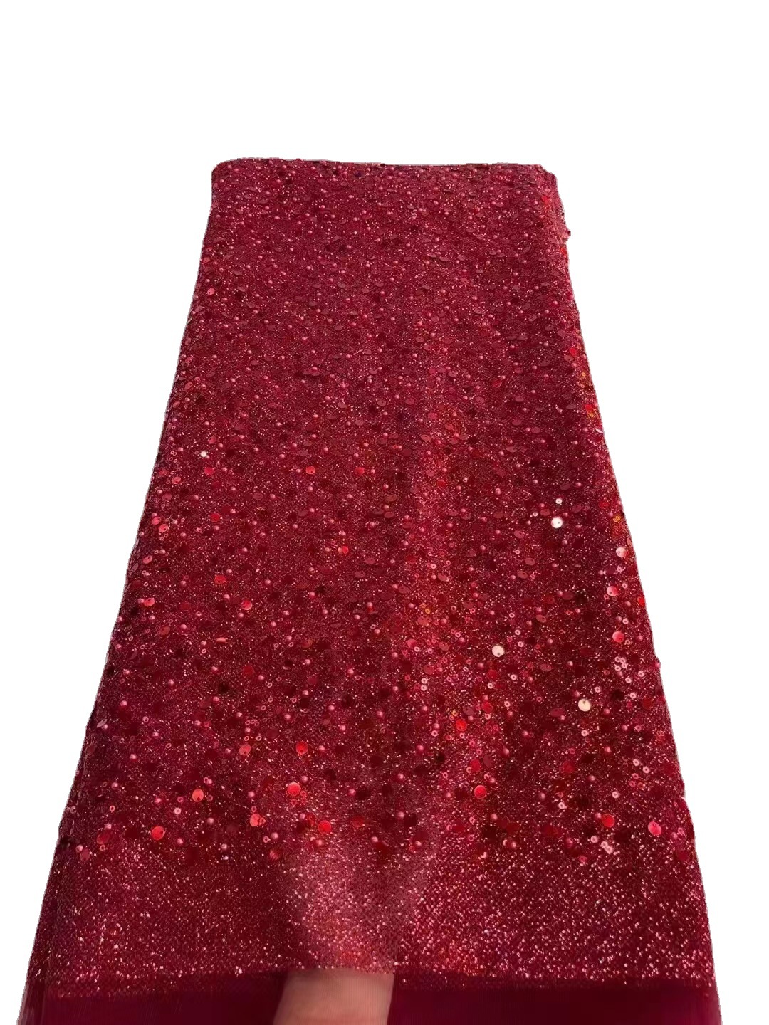 En stock 3mm cuentas de oro lentejuelas tela vestido de boda bolsa de ropa para niños cheongsam moda DIY tela JX2638