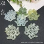 天然新娘42x43mm岫玉吊坠