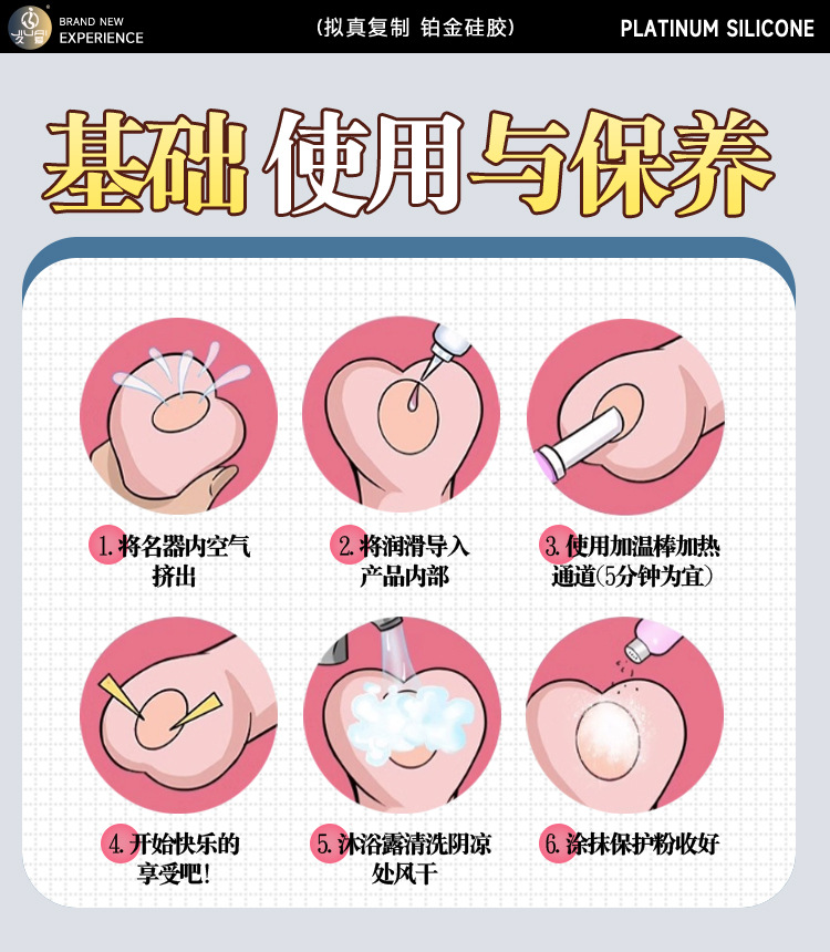 Jiuai Silicone Manual Male Masturbator with Chest, Vagina and Buttocks Design — detail image 32