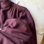 压褶立领1013a30开衫