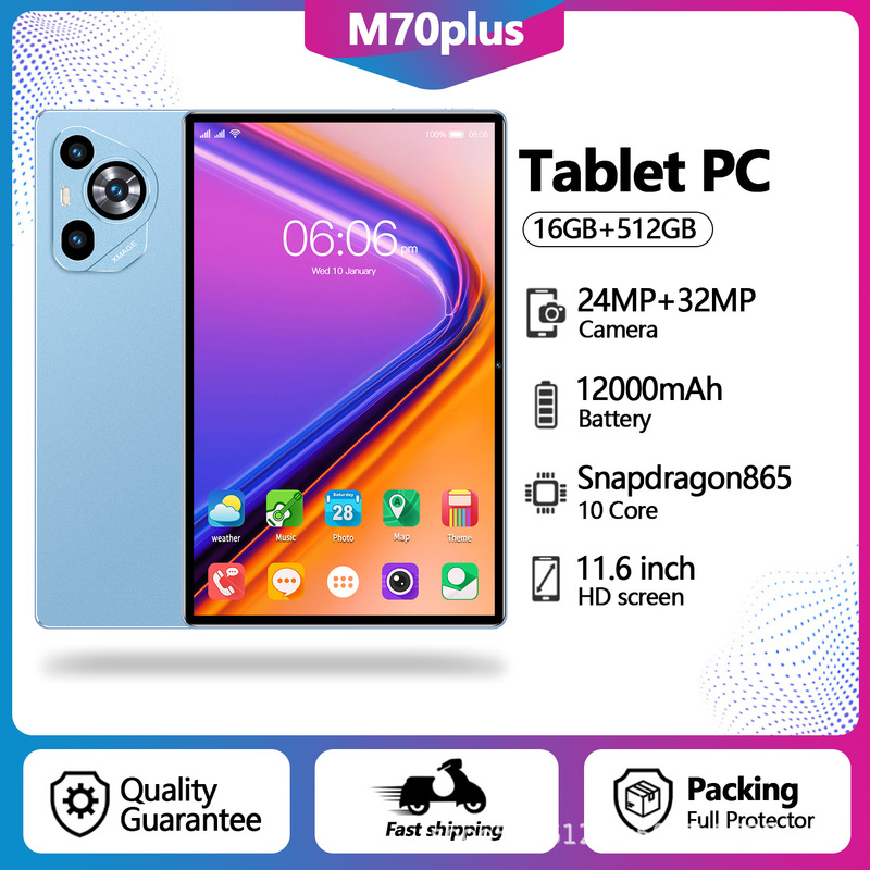 Cross-Border New Model Tablet Computer 10inch with Full Network Connectivity, Can Insert Sim Card for Calls, Android Tablet Computer, Manufacturer's Ready Stock Wholesale Cross-Border New Model Tablet Computer 10inch with Full Network Connectivity, Can Insert Sim Card for Calls, Android Tablet Computer, Manufacturer's Ready Stock Wholesale