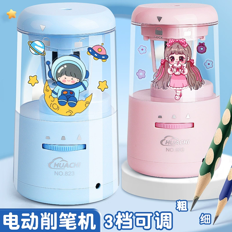 Электрический точилка для ручки нож для ручки для учащихся начальной школы автоматический точилка для карандашей для детей
