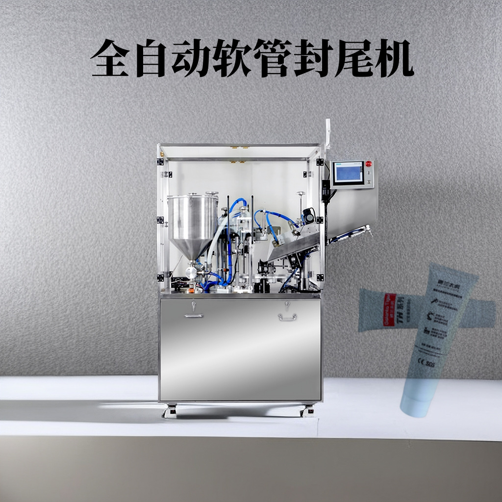 全自动软管灌装封尾机TH-30A 单支铝塑管全塑管修尾封装机