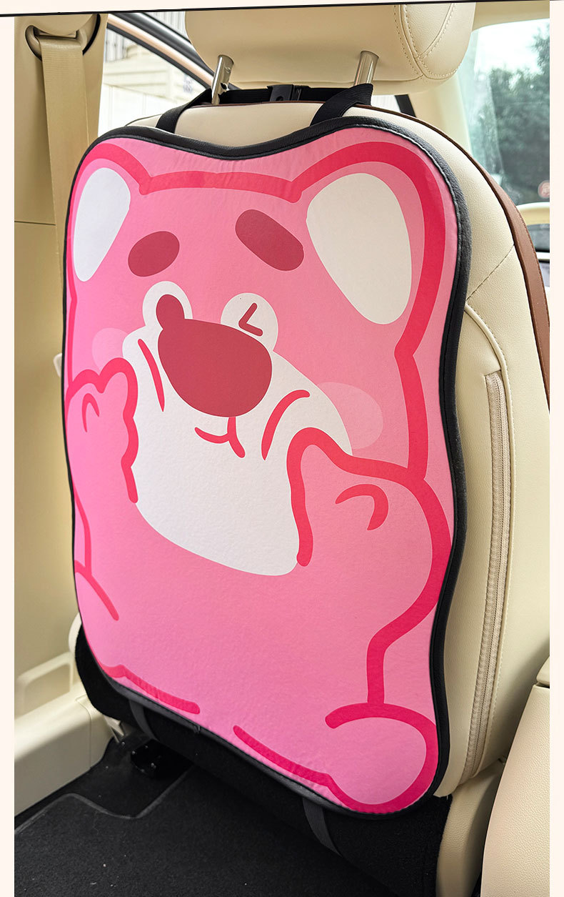 Car Seat Back Anti-Kick Pad Cartoon Rear Seat Protection Pad Anti-Dirty Protective Pad Rear Anti-Kick Pad for Car Interior