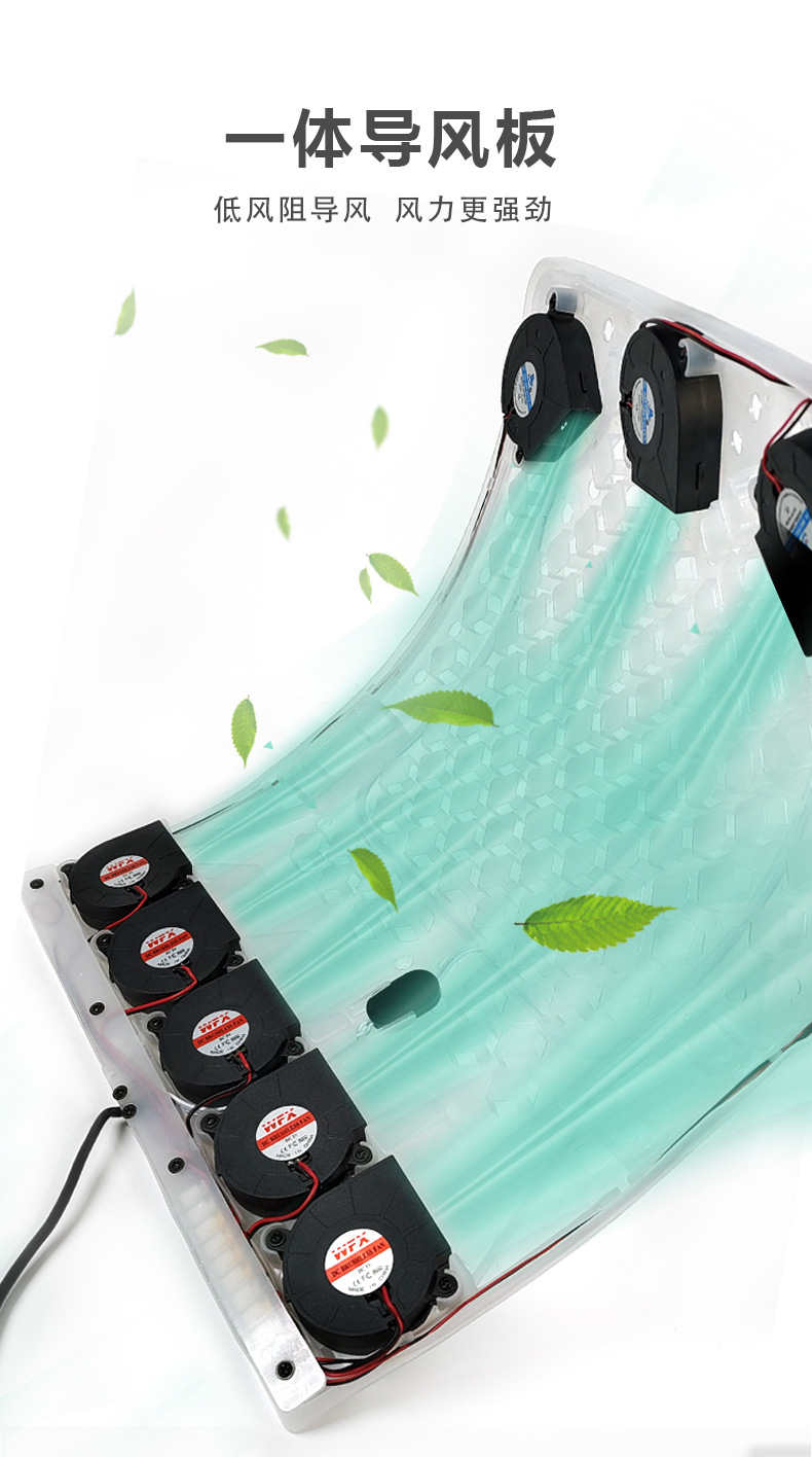 Car Ventilated Seat Cushion USB Fan Cushion Home Car Dual Use Air Conditioning Refrigeration