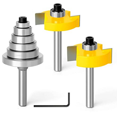 滚珠T型刀1/4*3/8 1/4*1/2+轴承+扳手 外径1-1/4 31.75毫米黄色