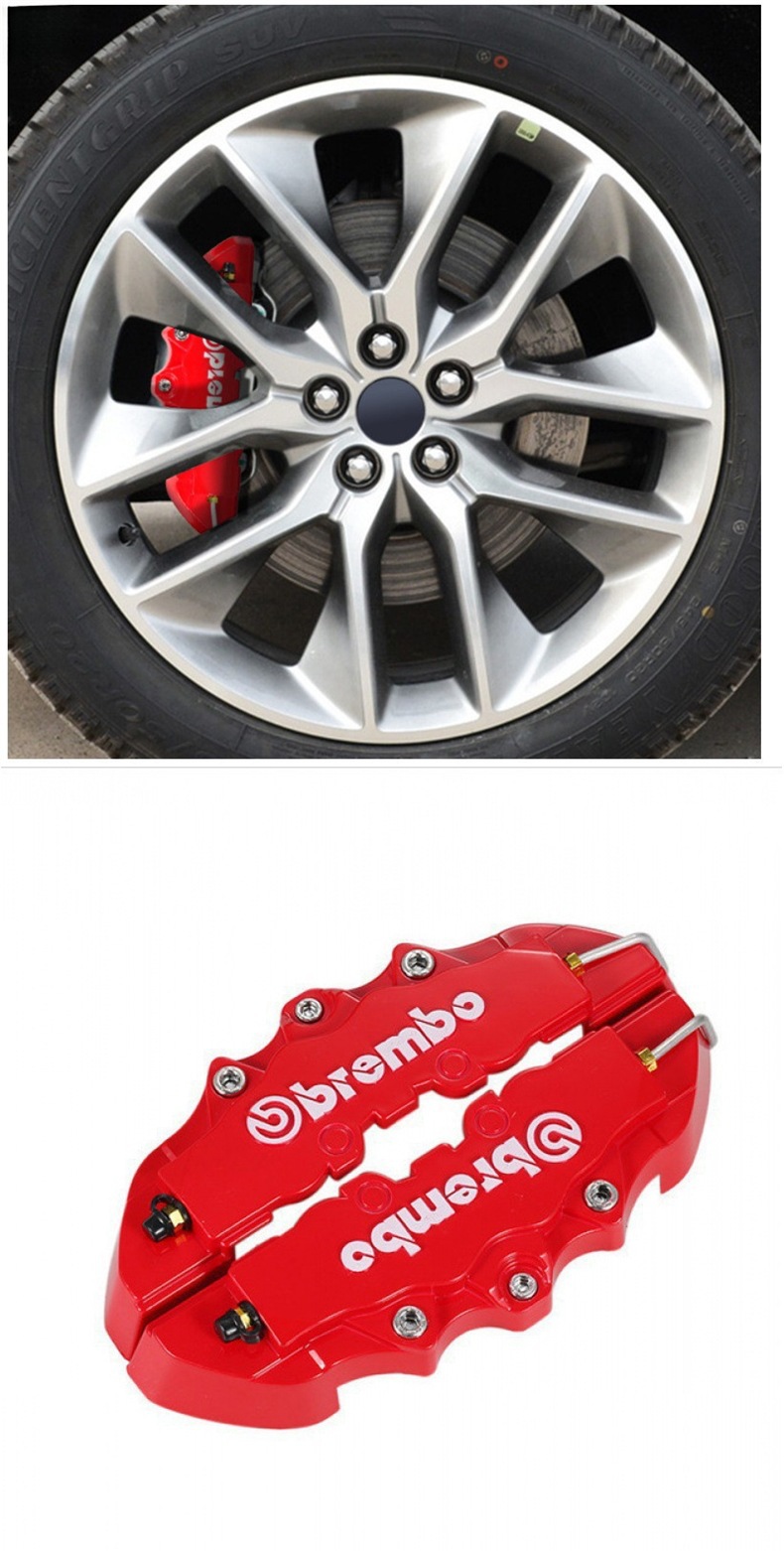 Caliper cover set for Magotan and Bora, upgraded brake caliper cover, wheel hub, suitable for Volkswagen modification and other Legendary models