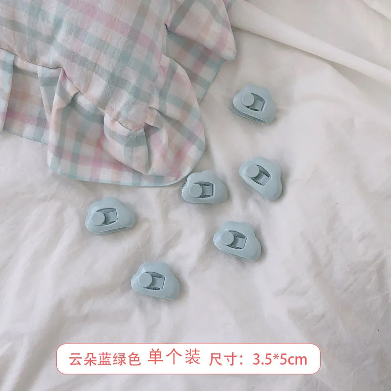 創意雲布団固定器無痕無針滑り止め取り外し可能布団カバーカバー熊固定器シングル|undefined