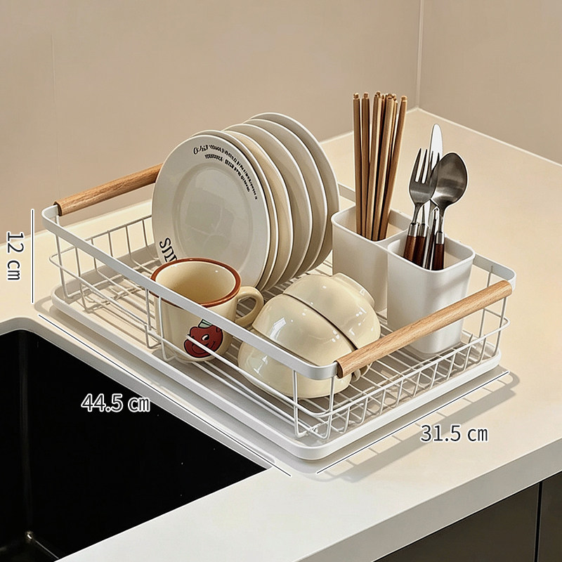 Escurridor de Platos para Cocina de Hierro, Multifuncional, para Encimera