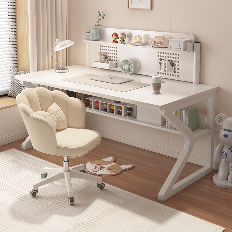 Computer desk desktop home desk girl bedroom hole board small table simple rental room study desk writing desk