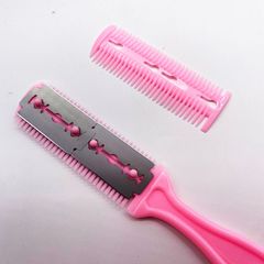 Dual-purpose hair shaving comb, double-sided hair thinner, thinning comb for thinning hair, comes with double-blade thinner