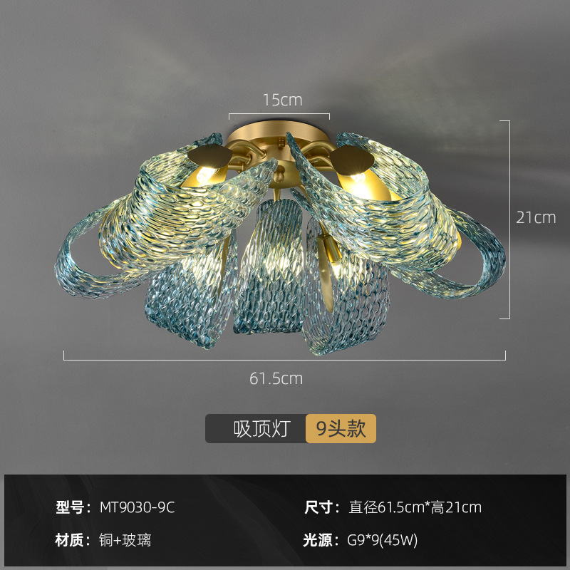 Diámetro de la lámpara de techo 615mm fuente de luz de protección ocular de tres colores