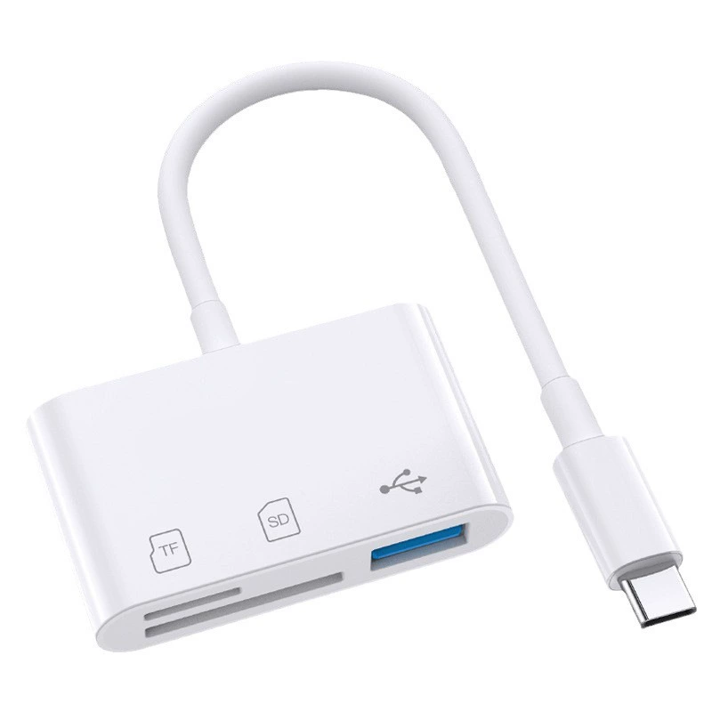 Совместимый OTG-ридер Huawei три в одном Type-C к USB 3.0 поворот SD-TF карта на проводку