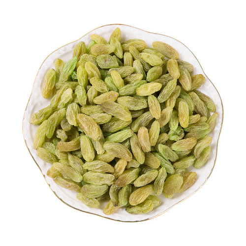Xinjiang raisins bulk whole box specialty green raisins 500g ready-to-eat dried fruit preserves commercial snacks wholesale