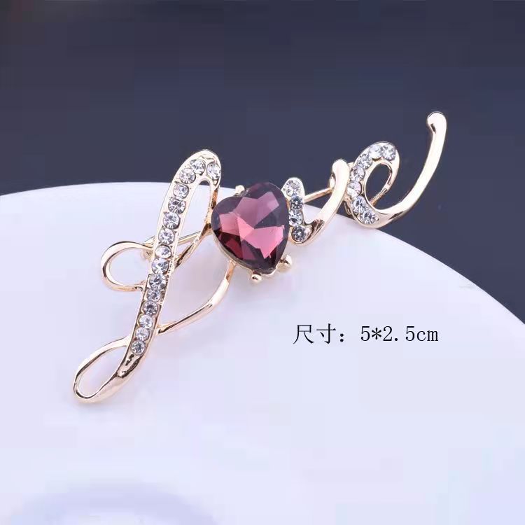 新商品の高級ブローチの軽い豪華なスーツのコートの胸の花、日韓の気質のピンの大気の百合の精巧な個性の装飾|undefined