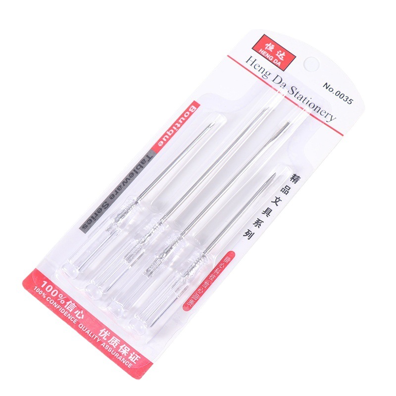 Suministro directo de fábrica destornillador de cristal 3mm destornillador pequeño mango transparente destornillador pequeño cruz palabra mini destornillador mano