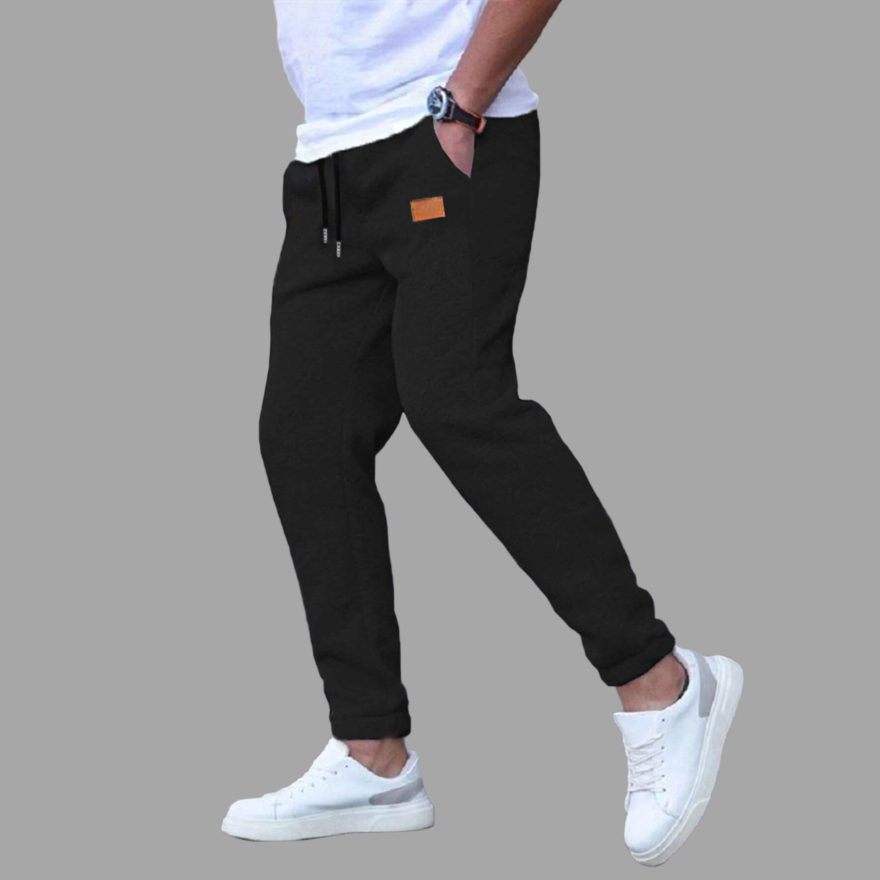 Men's Solid Color Simple Style Loose Men's Bottoms display picture 2