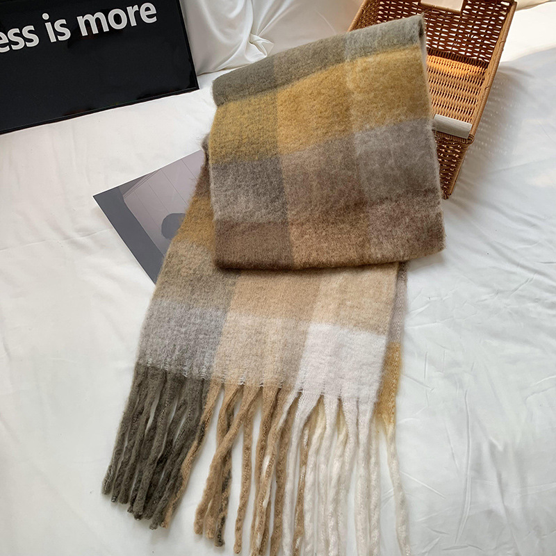 Bufandas de punto gruesas bufandas de invierno de alta calidad bufandas de cuello cálidas bufandas de caballo