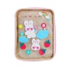 Cartoon organizer bag PVC, protective case, with little bears, 11inch, 5inch