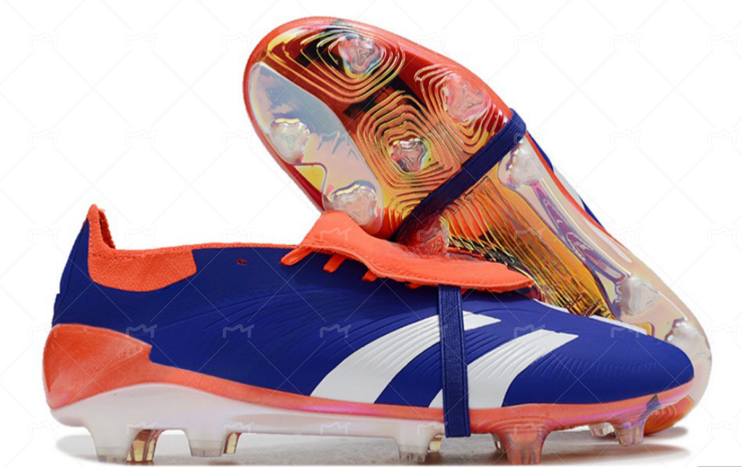 Zapatos de fútbol FG de caña alta, muy vendidos en el extranjero, completamente tejidos con cordones, un par disponible para la venta, buscamos agentes.