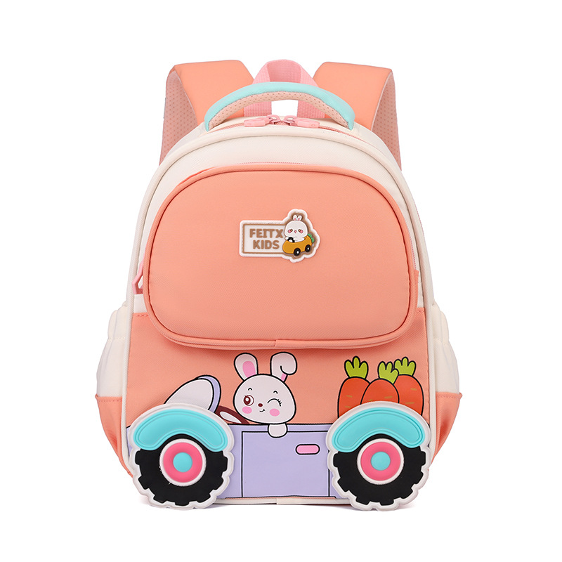 Nuevo lindo cartón de dibujos animados para niños y niñas mochila de jardín de infantes respirable cartón de dibujos animados preescolar mochila de niños de clase media y grande