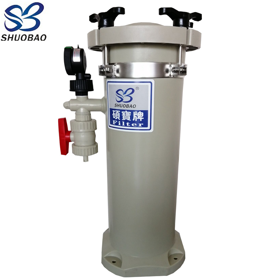 硕宝牌袋式过滤器 袋式循环过滤器 单袋式过滤器 PP反冲洗过滤器