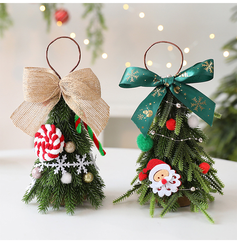DIY-Weihnachtsornament-Set im Cartoon-Stil – 21 cm große Hängedekoration aus PE (Schneeflocken- und Weihnachtsmannmotive, Großpackung für Zuhause und Einzelhandel)_voghion.com