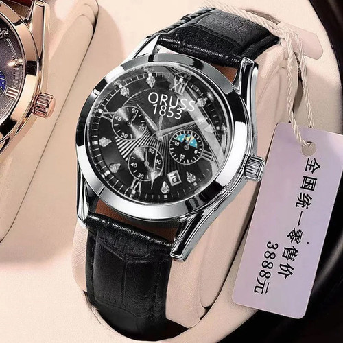 [ORIS]Swiss brand fully automatic quartz watch men's high-end calendar luminous waterproof men's watch