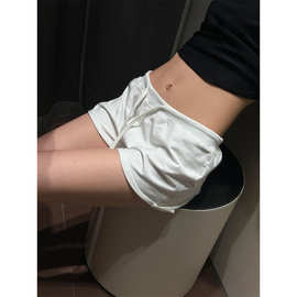 韩版休闲纯色运动短裤睡裤女夏季新款大码显瘦百搭遛弯家居裤外穿