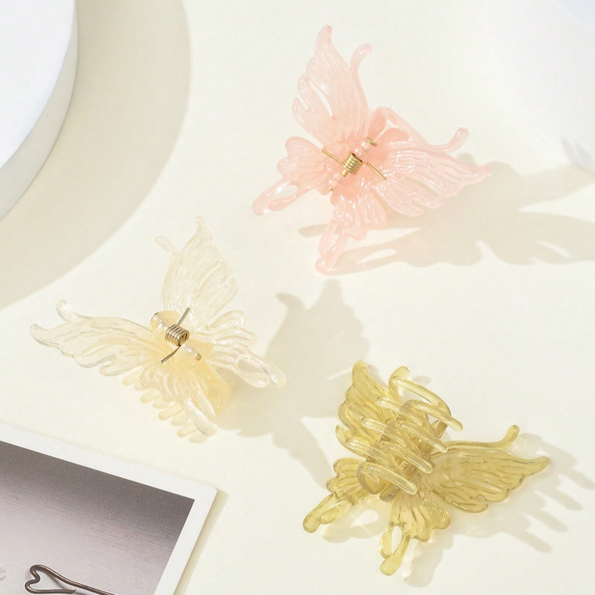 3-piezas pequeño tamaño clip helado mate niña niños mini lindo color horquilla roto pelo tiburón clip transfronterizo