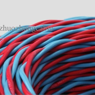 Supply Shanghai Wire and Cable Zhuozhong Brand Spot Flame Retardant Twisted Pair Rvs2*1.5 2*1 Part Can Be Disassembled