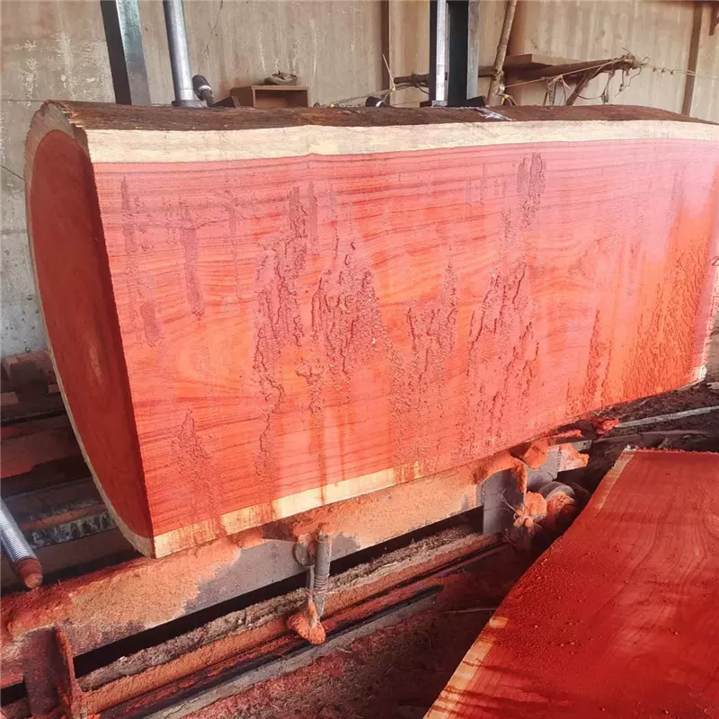 厂家供应红花梨木材原木料大块实木板料家具板材工程别墅材料