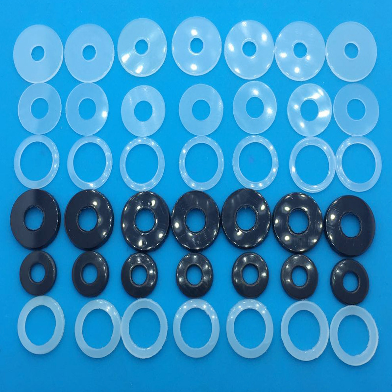 寮步现货耐高温尼龙垫绝缘垫片塑料垫圈黑色塑胶PA介子供应防静电