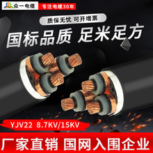 yjv228.7/15kv高壓電纜3*120/150/185/240/300/400/500交聯電纜線