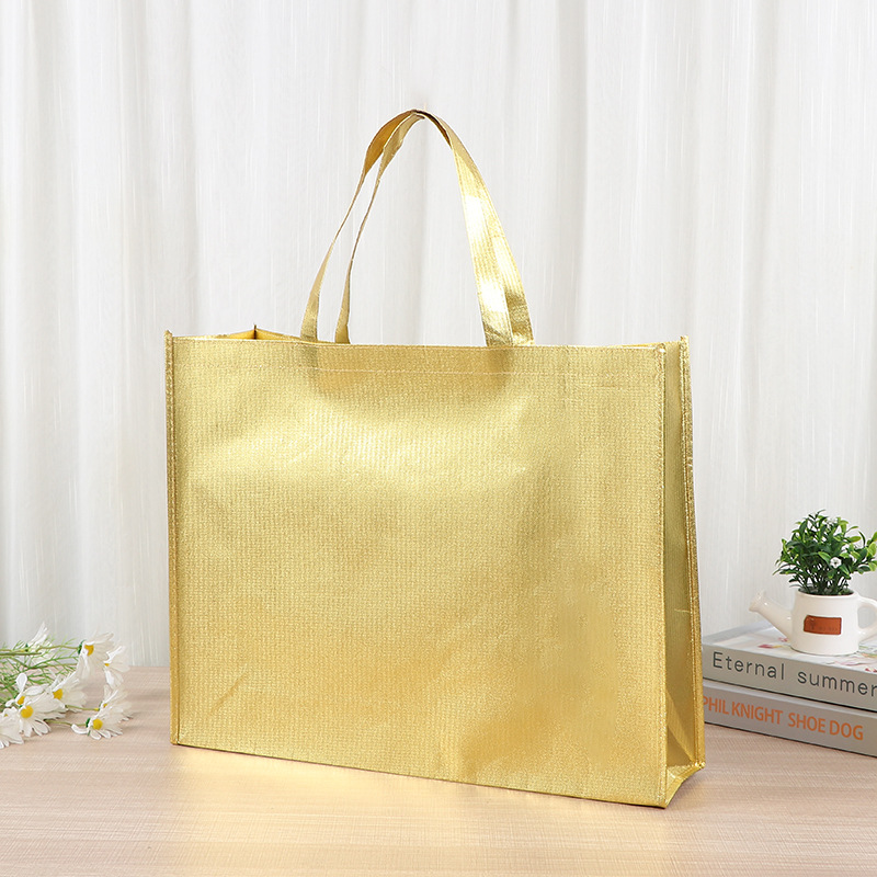 Bolsa de tela no tejida pulverizada con película espesa con regalo de mano juguete embalaje bolsa de mano bolsa de compras no tejida resistente al desgaste image 7